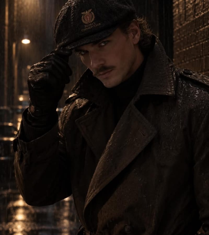 RCC wool newsboy cap